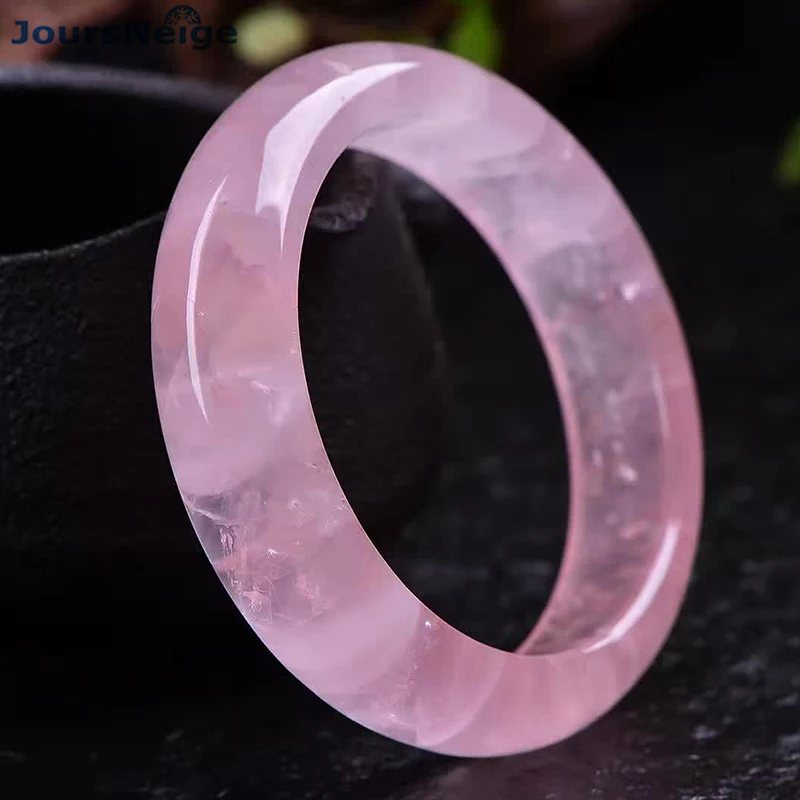 

Wholesale JoursNeige Fine Pink Natural Crystal Bangles Beauty Bracelets for Girl Women Gift Lucky Crystal Bracelet Jewelry