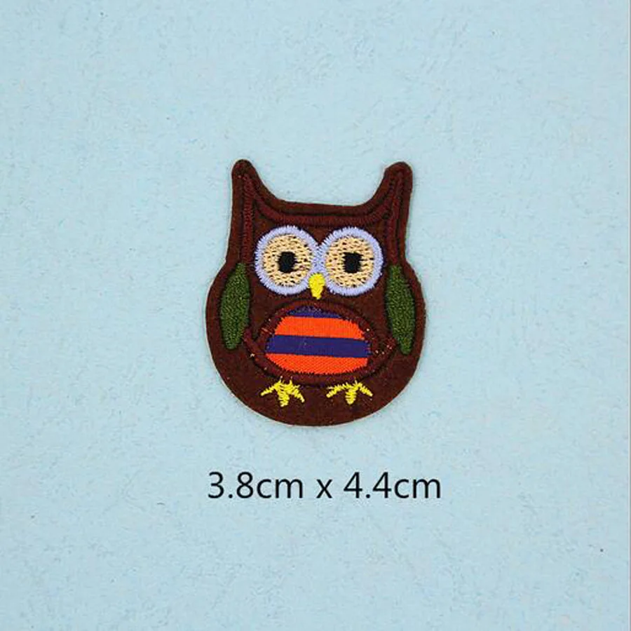 HotAir Balloon Owl Patches Cap Shoe Iron On Embroidered Appliques DIY Apparel Accessories Patch For Clothing Fabric Badges BU22