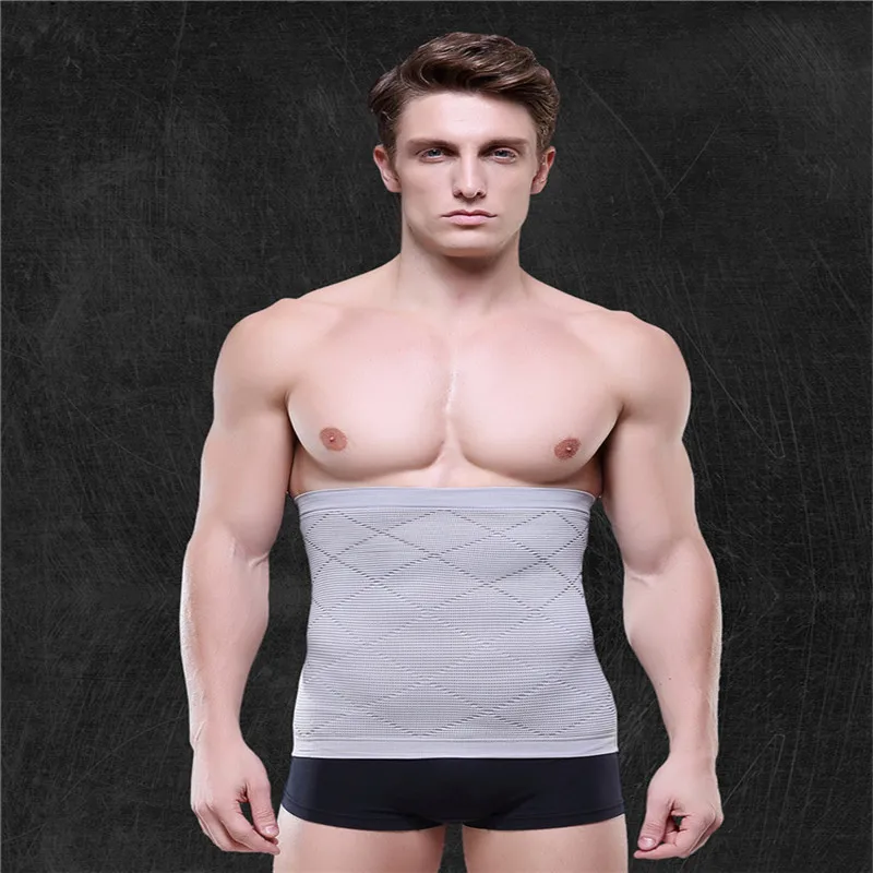 1pc sexy masculino cintura roupa interior emagrecimento espartilho corpo fino abdômen shaper encantador acessório de negócios