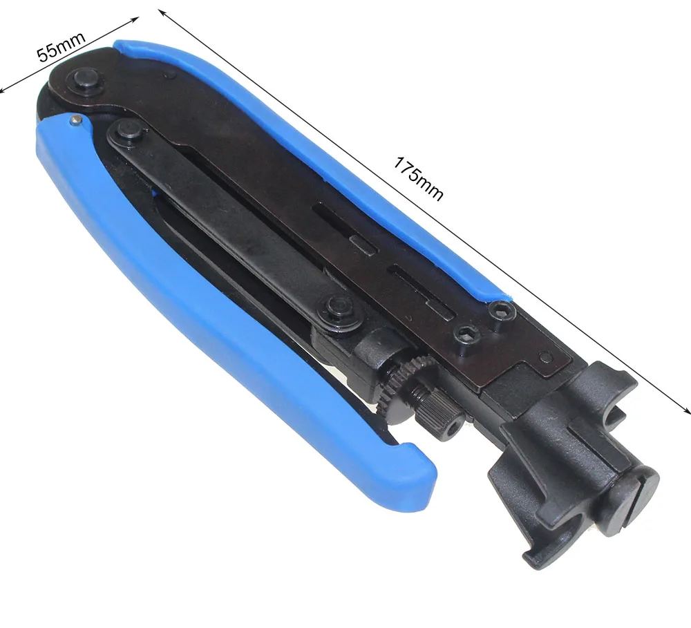 Imagem -05 - Nova Marca Rg6 Rg11 Rg59 Ferramenta de Compressão Crimper Cabo Coaxial para Conector f Novo