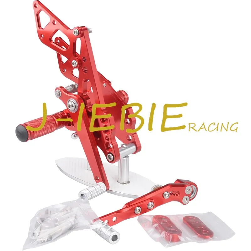 CNC Racing Rearset Adjustable Rear Sets Foot pegs For Suzuki GSXR 600 750 GSXR600 GSXR750 2011 2012 2013 2014 2015 2016 RED