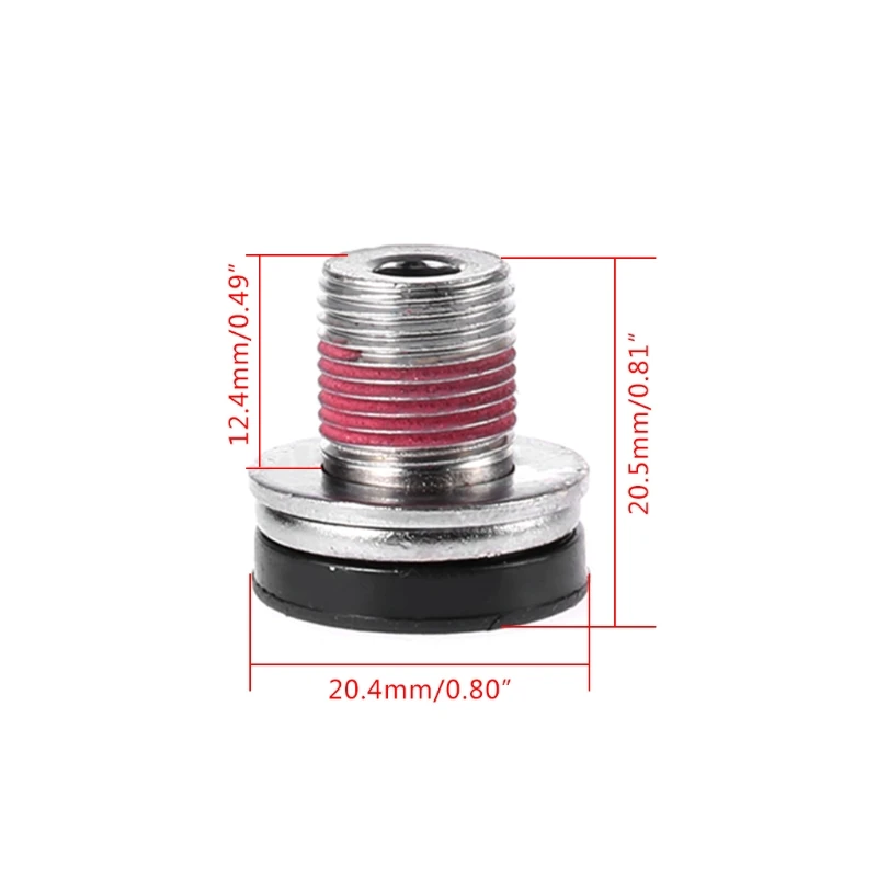 High quality M12/M15 Bicycle Screw Waterproof Crank Bolt Bike Bottom Bracket Axle  hot sale