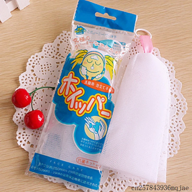 

500pcs Body Cleaning Nets Soap Foaming Net Cleaner Bath Mesh Hanging Bags Washing Tools Bubble Helper