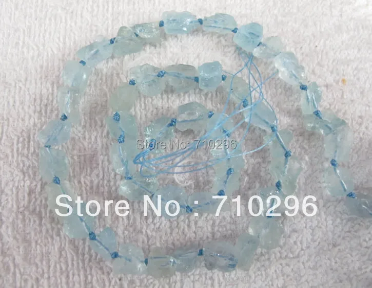 Natural Aquamarine jewelry beads semi pericious gem stone nugget chips Beads.5strings/lot