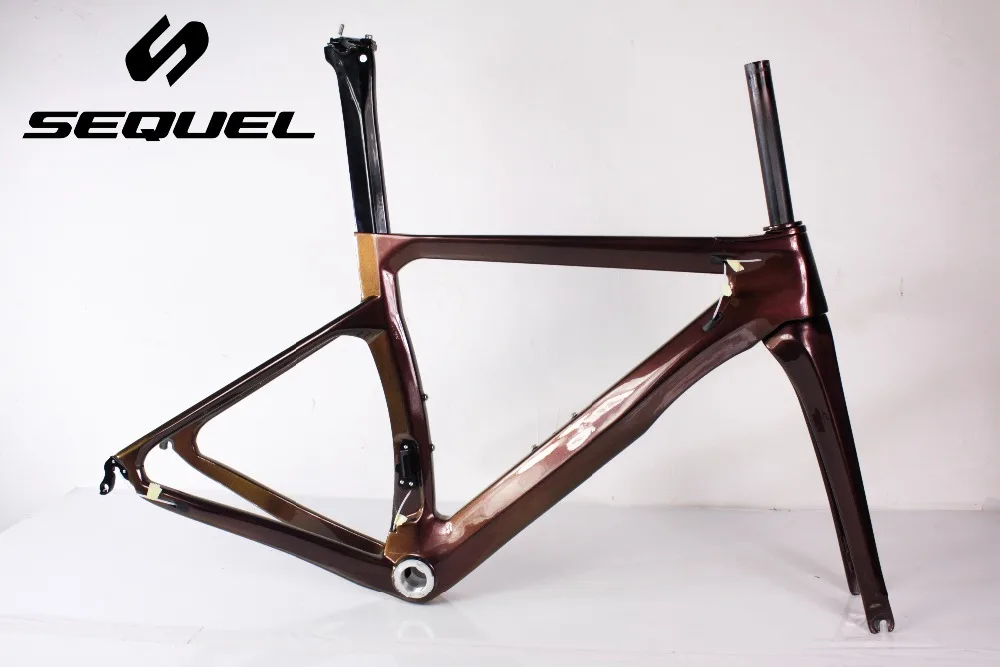 2024 Factory New Chameleon Color Carbon Road Bike Frame Available Customized Color Professional Bike Paint Racing Bicycle Frame