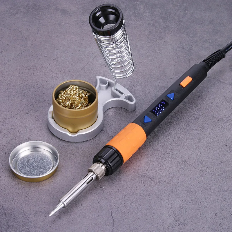 A-BF GT90E 90W Digital LCD Electric Soldering Iron Kit Temperature Adjustable 220V Soldering Iron Tips Soldering Iron Stand