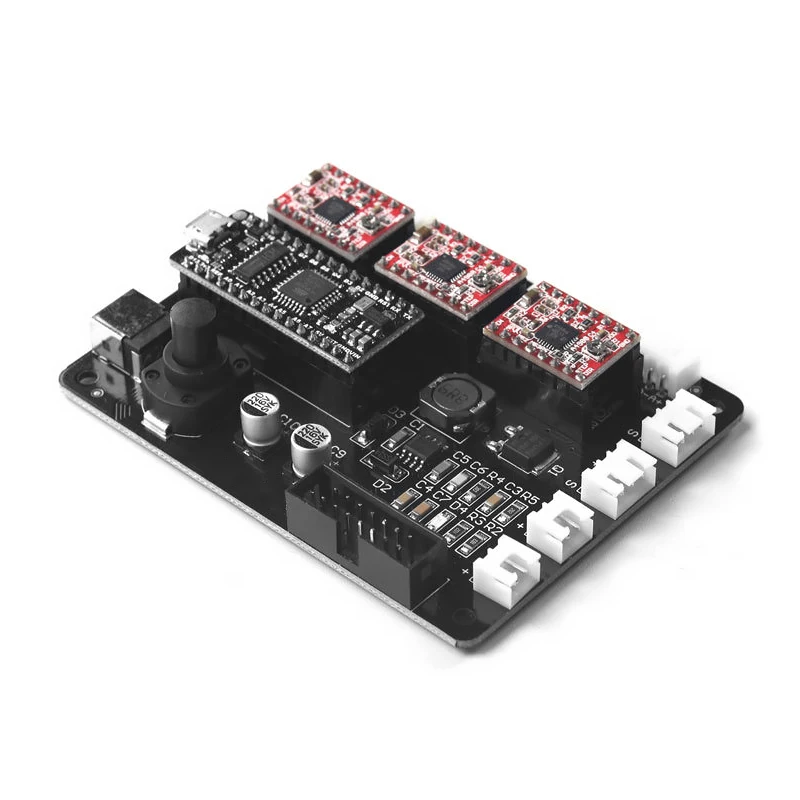 GKTOOLS, Mana 3 Axis Stepper Motor Controller Driver Board For DIY Laser Engraver support Benbox, GRBL