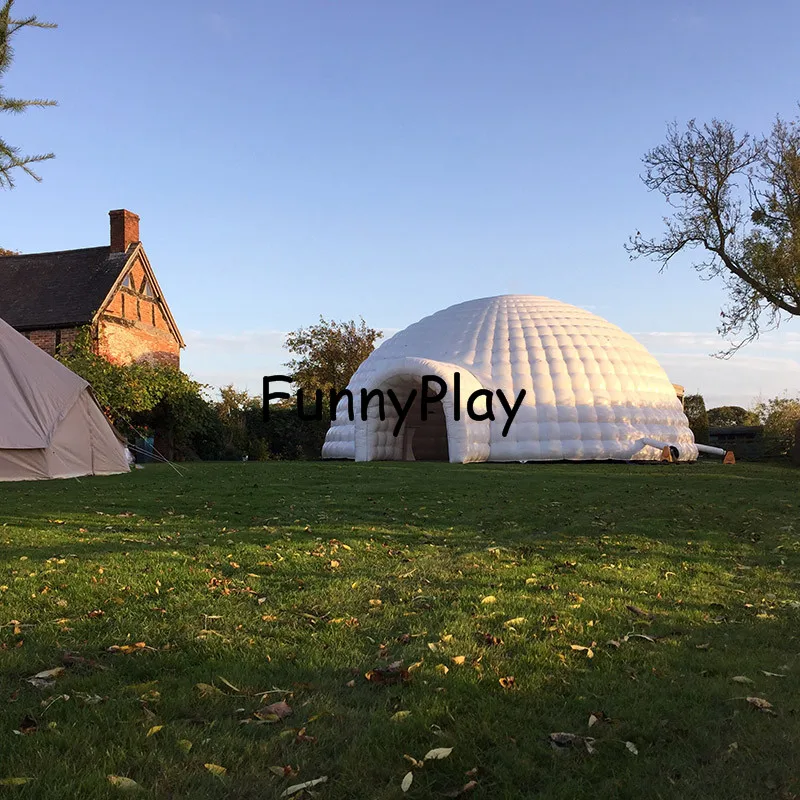 inflatable igloo air dome tent event buildings for party,inflatable snow igloo tent with led lighting,inflatable promotion tent