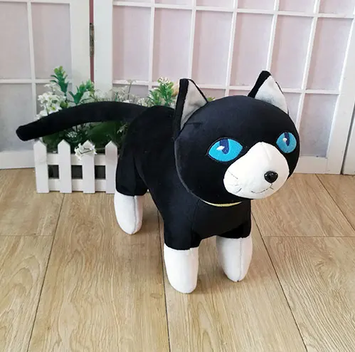 

Persona 5 the Animation plush toy black cat Morgana Mona anime figure cosplay plush doll 35cm high quality pillow