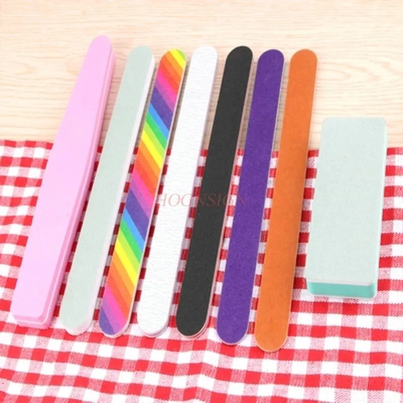 8pcs Nail Tools Polish Polishing Bar Sanding Manicure Sponge Frustration Manicure Set Sale