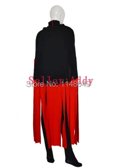 Red Robin Spandex Superhero Costumes Halloween Costume with Cape
