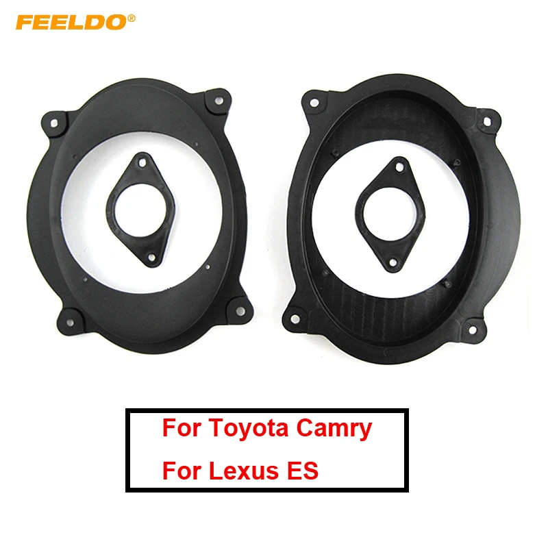 FEELDO 1Pair Car Stereo Speaker Spacer Mat for Toyota Camry & Tacoma Change 6x9\