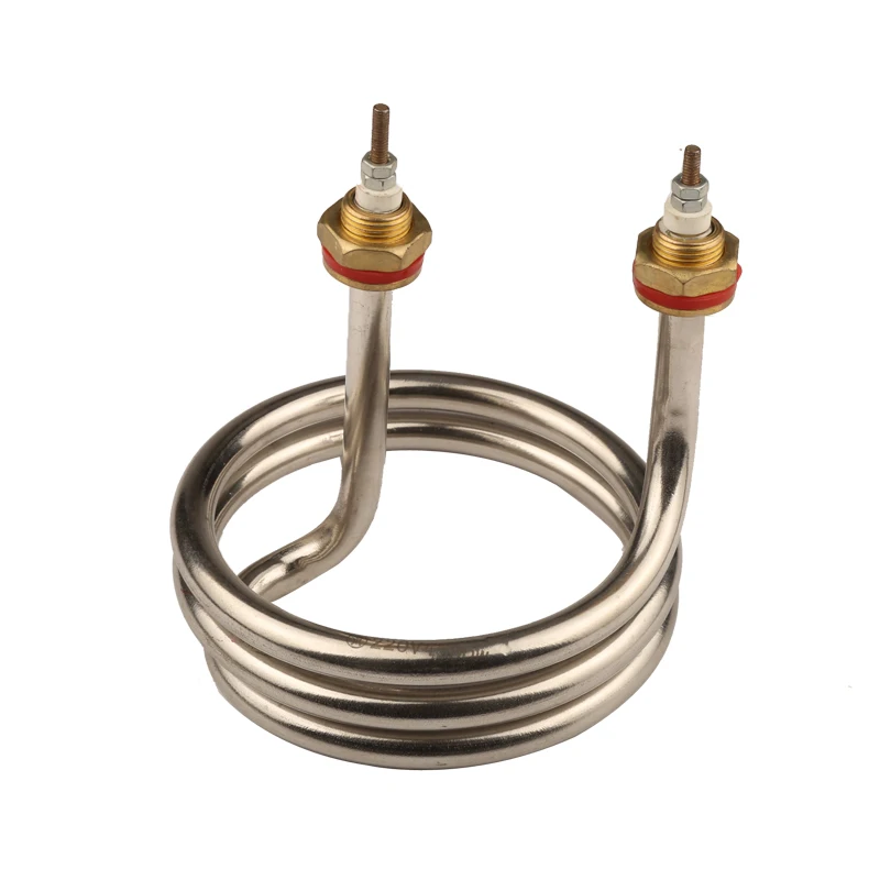 4500W 220V 3 Rings Distillating Machine Electrical Heat Tube Liquid Heating Elements Heater Pipe 10mm