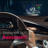 For Buick Velite 5 For Chevrolet Volt For Opel Ampera 2015-2018 Safe Driving Screen OBD Car Full Function HUD Head Up Display