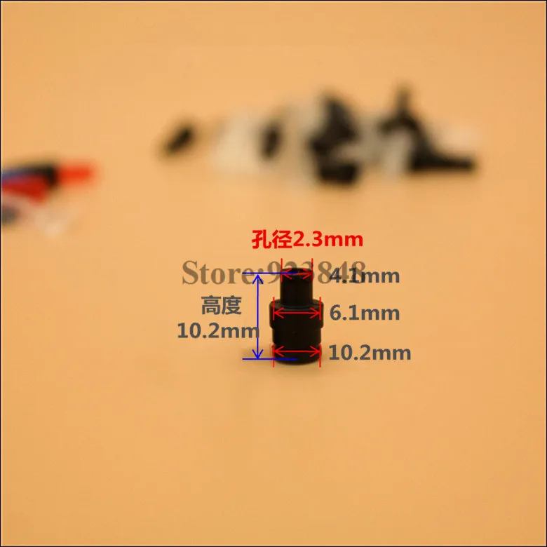 Luva de proteção da cauda do plugue de 6 mm/4 mm