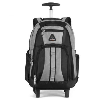 Imagem -03 - Mochila de Viagem tipo Carrinho para Homens Mala de Viagem para Homens com Rodinhas Bolsa para Bagagem com Rodas Tamanho da Cabine da Empresa