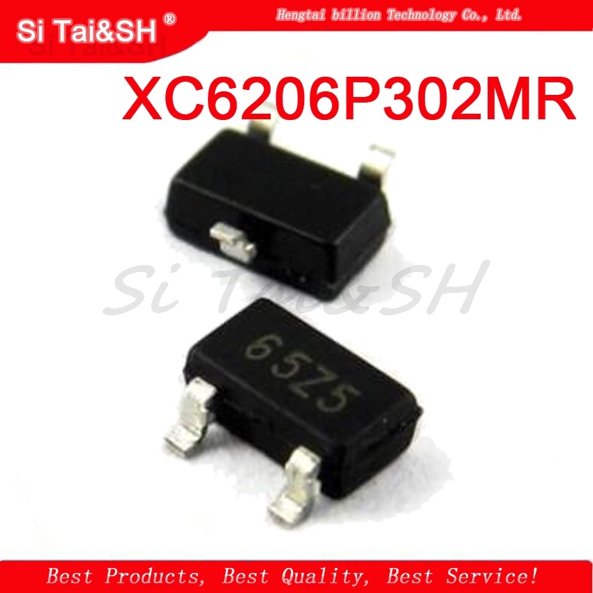 20pcs New SOT23 XC6206P302MR 3V current 140MA positive voltage regulator chip silk screen 65Z5