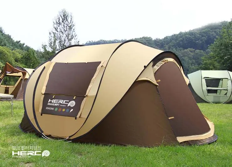 Outdoor Camping namiot 4 5 6 osobowy namiot rozkładany automatycznie w pełni automatyczny przenośny piesze wycieczki rodzina wędkarstwo plaża Relief