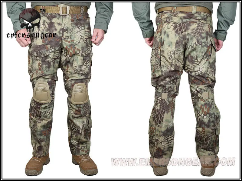 Kryptek Mandrake Emerson G3 Tactical bdu G3 Combat Pants Emerson Pants with Knee pad EM7046