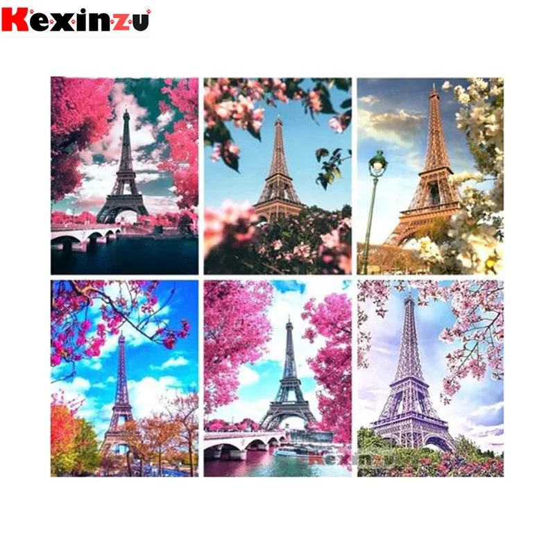 Kexinzu Full Square Diamond Painting Landscapes Embroidery Pictures Of Rhinestones Cross Stitch Kit Diamond Mosaic Craft K03233