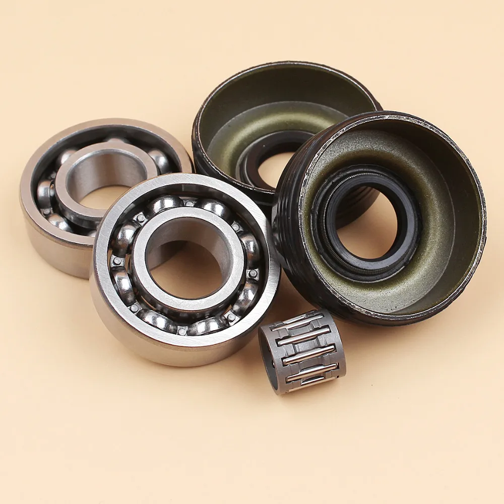 HUSQVARNA 340 340E 345 345E 350 EPA 전기톱 부품용 크랭크샤프트 크랭크 베어링 오일 씰 키트 503932301 503932302   정원 도구