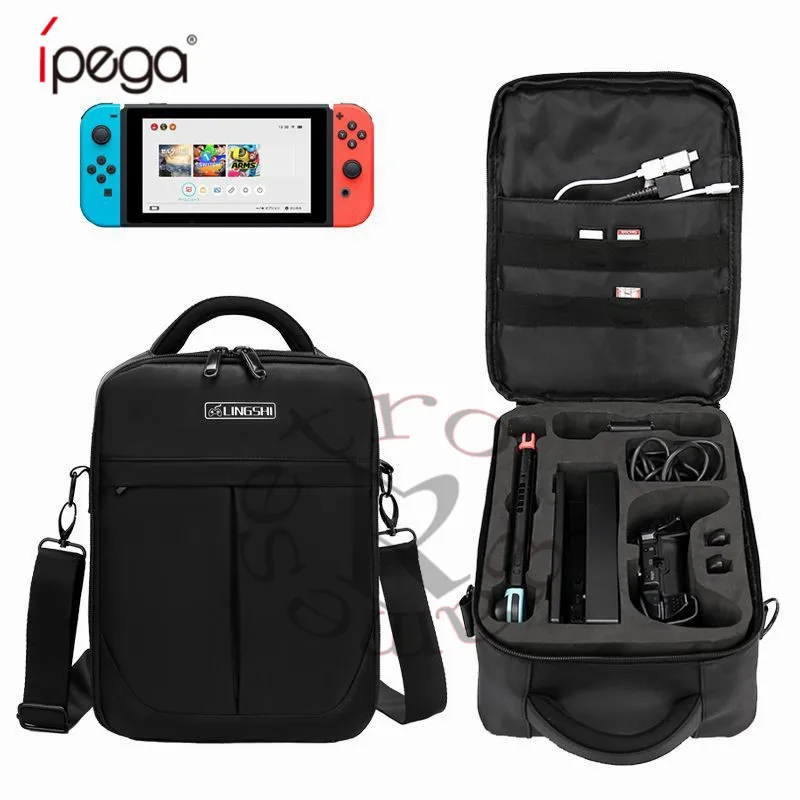 Travel bag Portable Protective Messenger Bag Shoulder Bag with Multiple Pockets for Nintend Switch