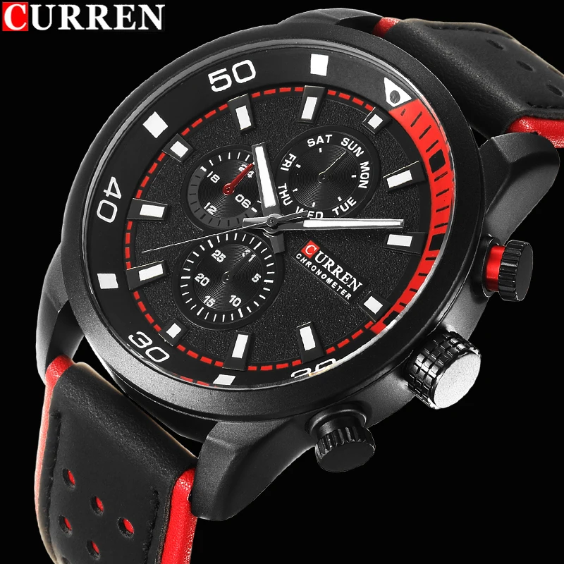 

2017 CURREN Stylish Watch Men Luxury Brand Men's quartz-watch Waterproof Clock Men Wrist watches Relogio Masculino reloj hombre