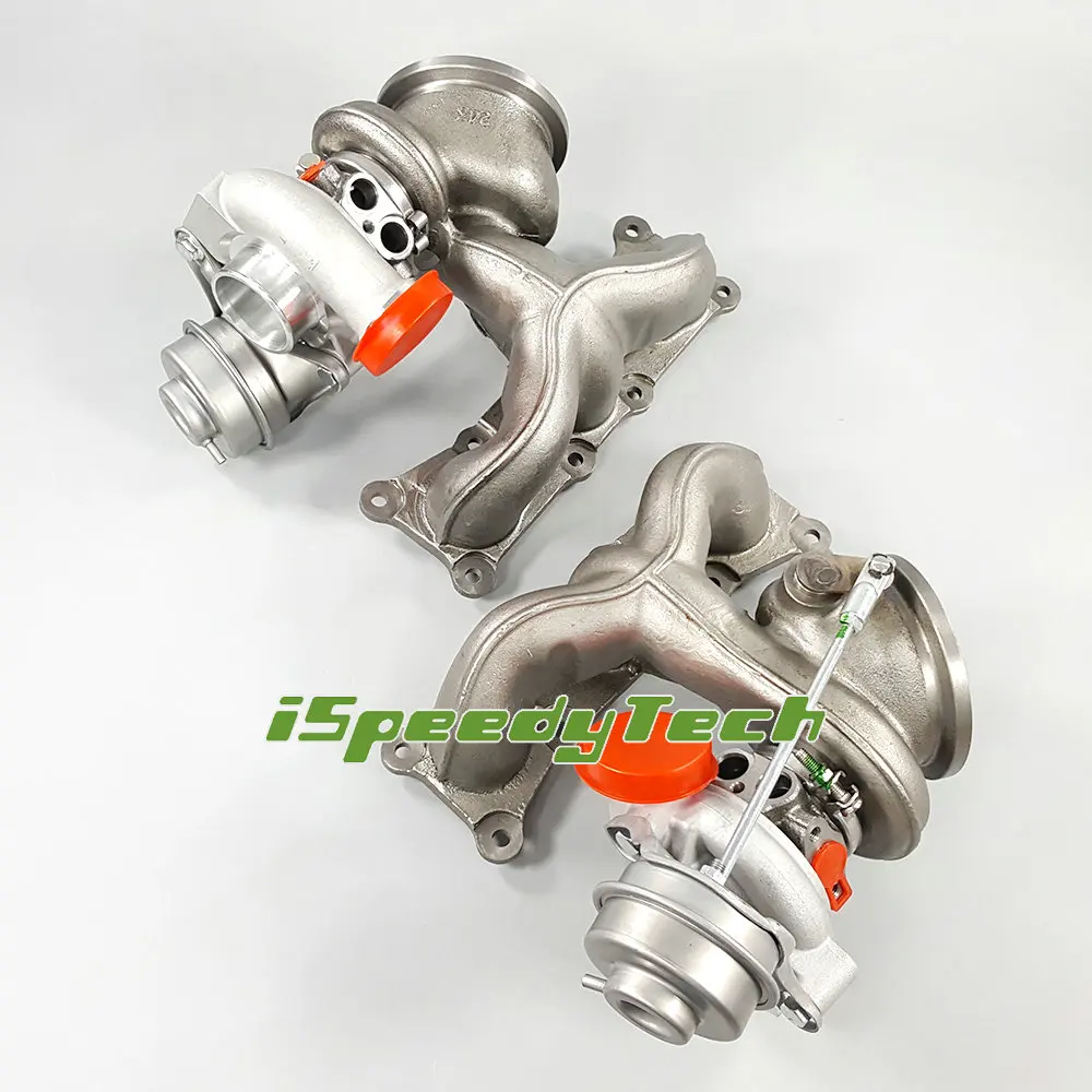 Billet 6+6 TD03 16T Stage 2 two Turbos FOR BMW 535i 335xi E90 E91 E92 E93 N54 3.0 RHD 650HP