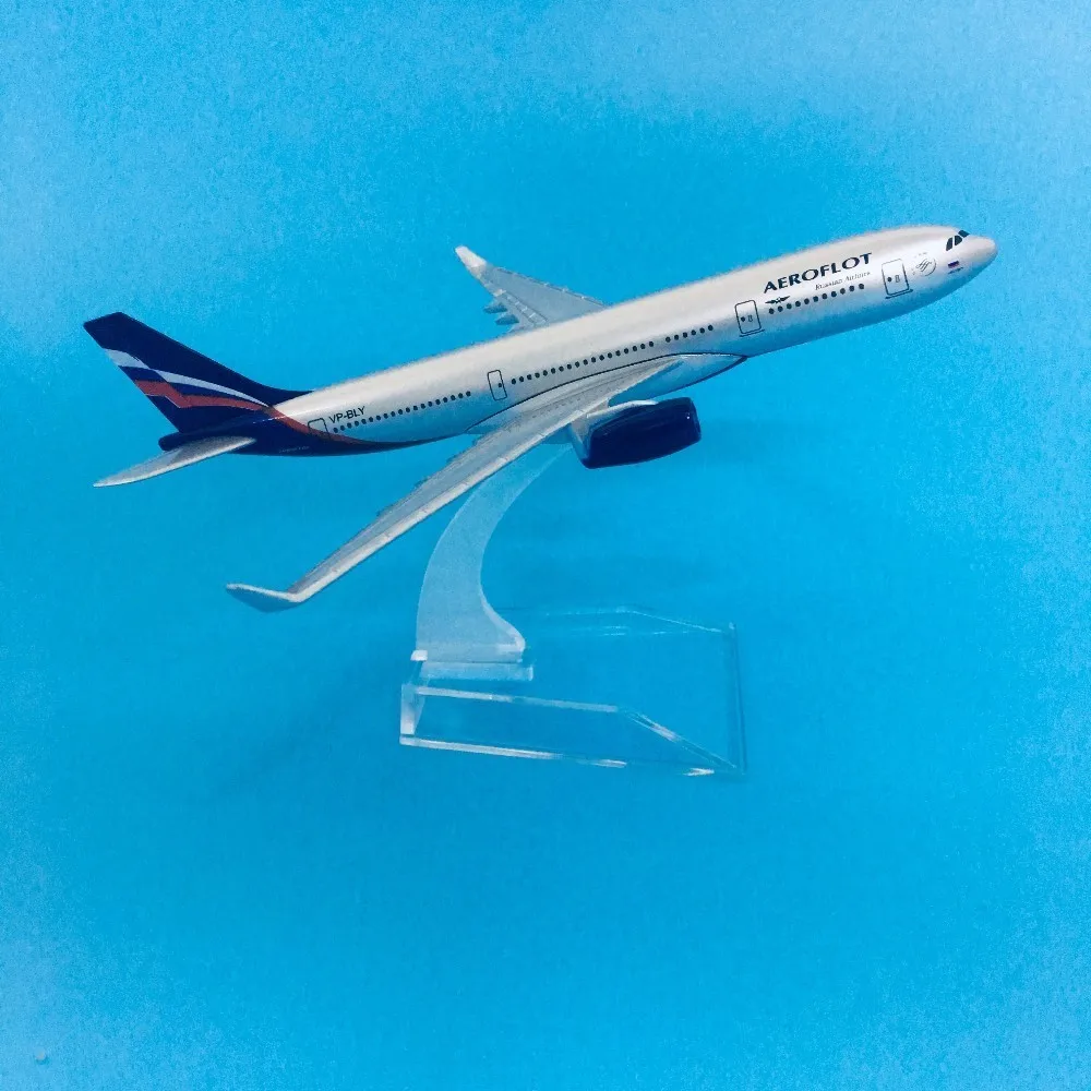 JASON TUTU 16cm Plane Airplane Model Aeroflot Airbus A380 Aircraft Model Diecast Metal Model Airplanes 1:400 Plane Toy Gift