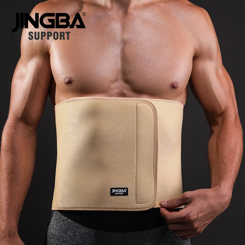 JINGBA SUPPORT Hot Back waist support sweat belt waist trainer waist trimmer musculation abdominale fitness belt Sports Safety