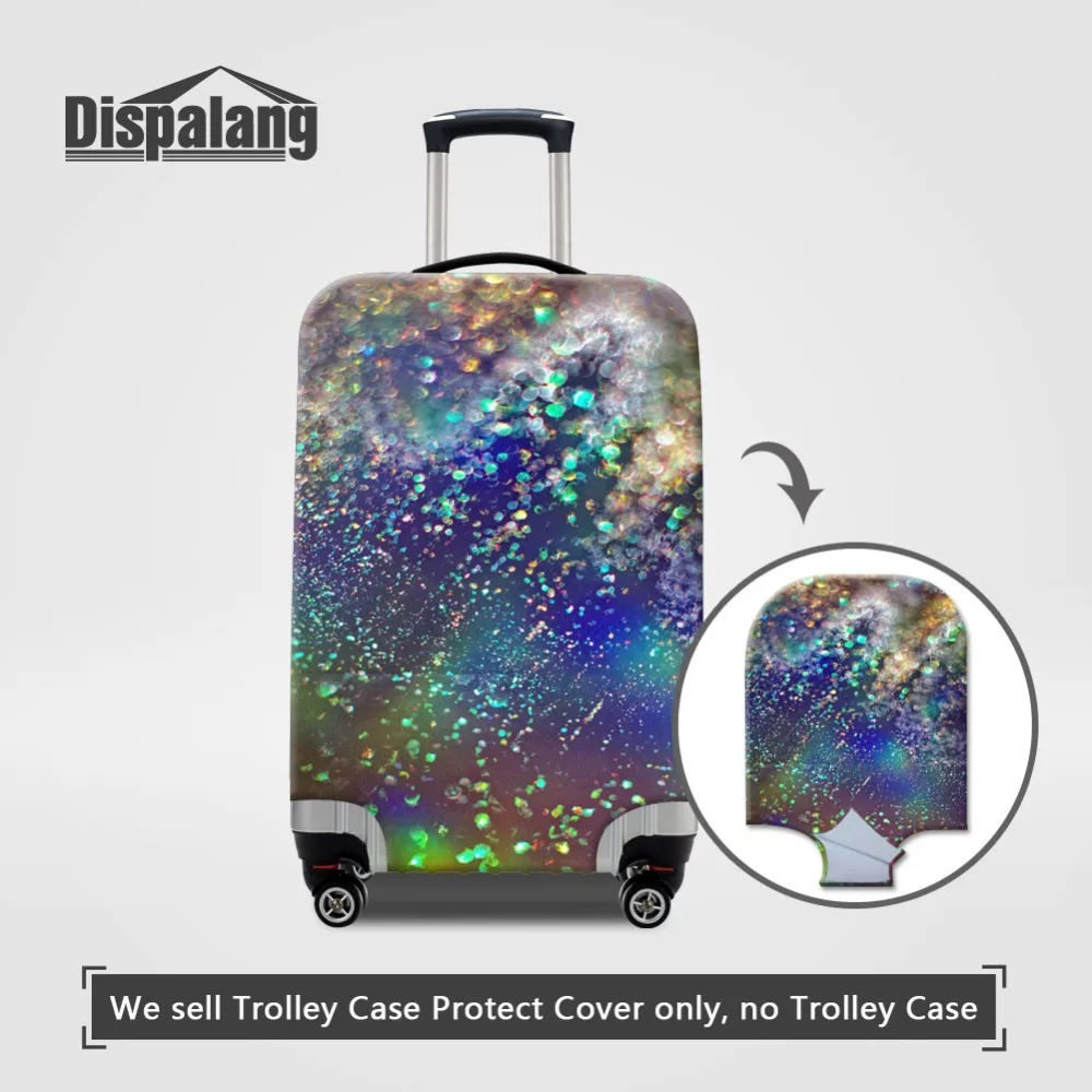 

Dispalang Spandex Thick Elastic Luggage Cover For Women Universe Space Men Portable Travel Accessories Dustproof Suitcase Covers