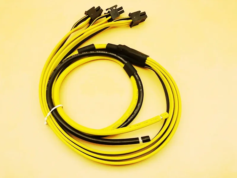 

Power Supply Cable 1 to 3 6Pin Adapter Cable 6pin GPU Video Card Wire 12AWG + 18AWG Cable 90cm for BTC ETH Antminer Miner Mining