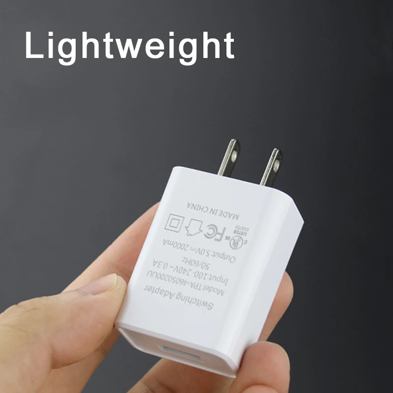 US Charger 5V2A Fast Charging Conversion plug One USB Wall Charger travel in USA Japan Thailand Taiwan Canada Colombia Mexico