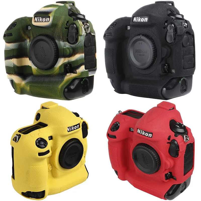 

Thicken Antiskid Soft Silicone Rubber Protective Cover camera body for Nikon D4 D4S Case DSLR Bag