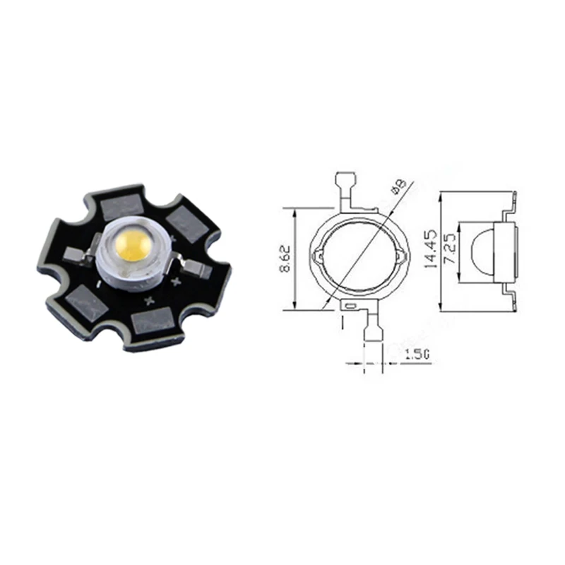 1pcs/lot Epistar 3w led chips bulb diode lamp 3000k 6000k 10000k 440nm 620nm 660nm for aquarium led light led grow light
