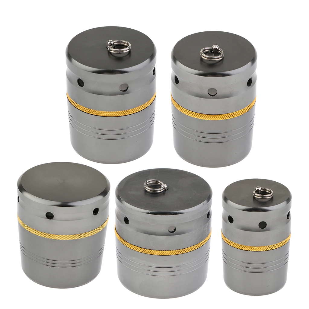 1PC 5 Sizes  Stylish Aluminum Alloy Fishing Rod End Cap Butt Fishing Reel Cases Holders Aluminum Cap for fishing Rod Accessories