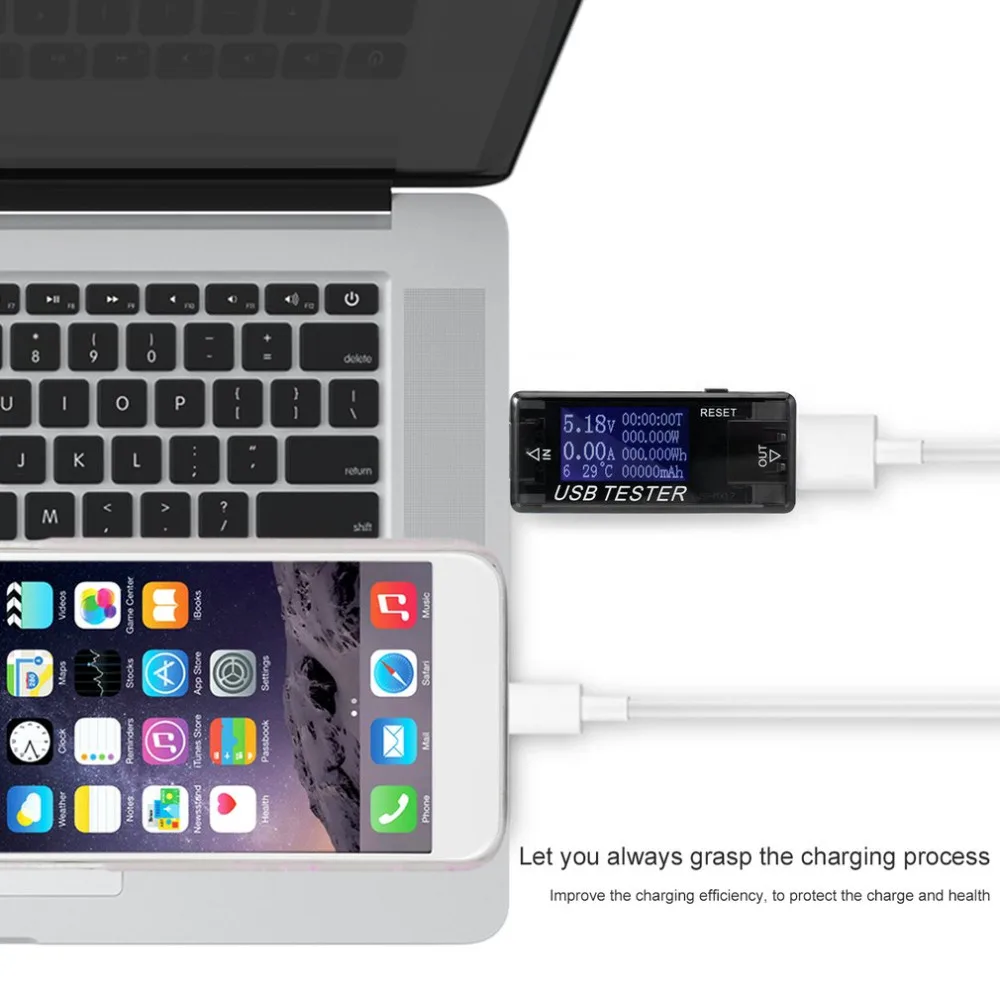 3 In 1 USB Charger Medico Rilevatore di Tensione Multimetro Corrente del Caricatore del USB Per Il Telefono Mobile Corrente di Ricarica Veloce E di Dati di sincronizzazione