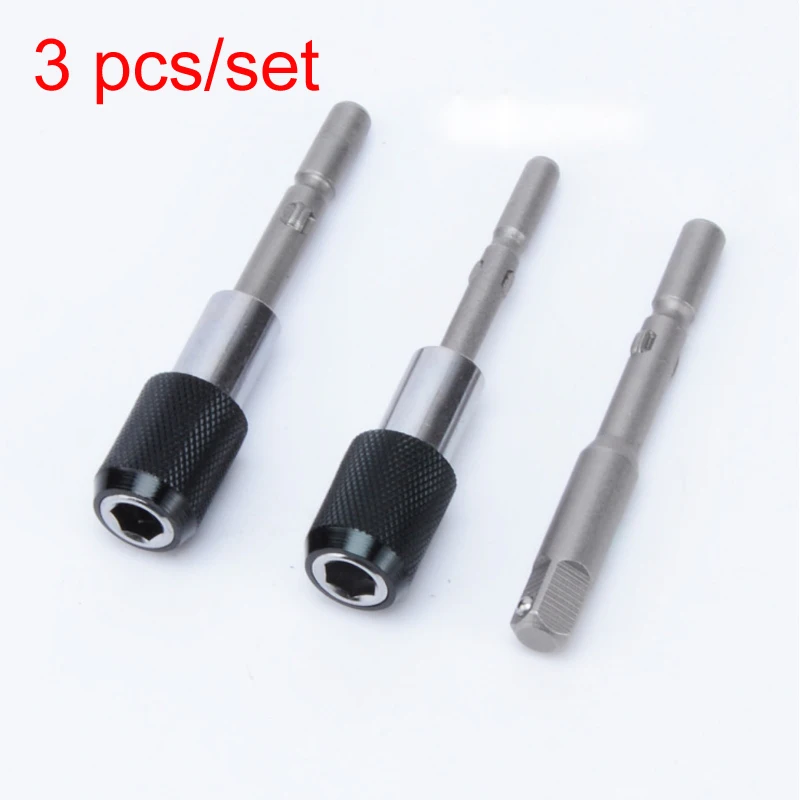 3Pcs/set 801 802 to 1/4 inch Hex Shank Magnetic Screwdriver Bit Holder Quick Release Electric Drive bar Drill Tools