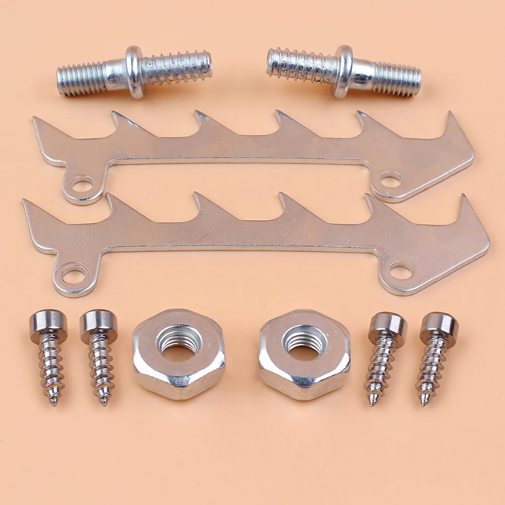 BUMPER SPIKE FELLING สุนัข STUDS NUTS สำหรับ STIHL 019 020T MS181 MS192T MS200T 017 018 MS170 MS171 MS180 021 023 025 MS210 MS230