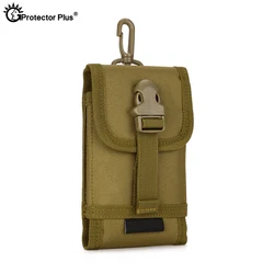 PROTECT PLUS Attachment Pouch Men's 5.8 inches cell phone set Tactical MOLLE System accessory bag Climbing Travel Hiking Bags