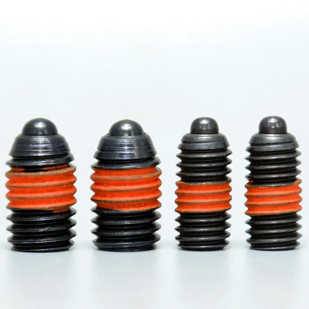 Carbon Steel Spring Plungers Ultra Light Load Light Load Heavy Load  Locating Pin Thread Ball Plunger Thread=3-16mm