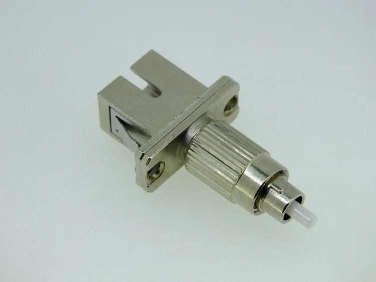 SC-FC Fiber Optic Connector FM HYBRID หญิงชาย Optical Fiber Coupler SM MM FTTH อะแดปเตอร์สําหรับ VFL ใช้จัดส่งฟรี 5pcs