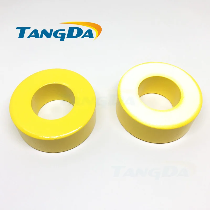 

KT184-26 Iron powder cores T184-26 T184 47*24*18.5 mm 169nH/N2 75ue Iron dust core Ferrite Toroid Core toroidal yellow white AG