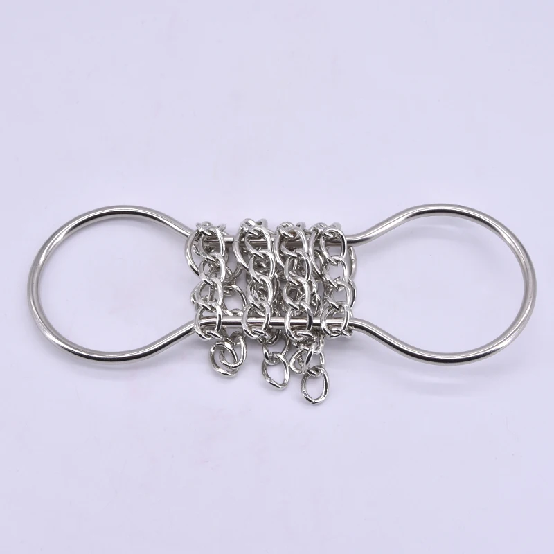 Chain Shackle Escape Handcuff Escape - Silver Color Magic Tricks Stage Close-up Street Accessories Gimmick Comedy Mentalism