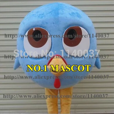 mascot Blue Turkey Poult of Free Birds Mascot Costume (can change color) Cartoon Character Carnival Cosply Mascot FREE SHIP