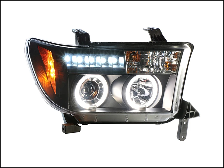 Car Style For Toyota Tundra Headlights For 2007-2013 YEAR Sequoia Head Lamp DRL Front Bi-Xenon Lens Double Beam HID KIT