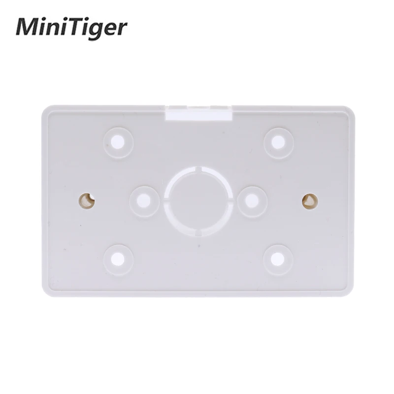 Minitiger External Mounting Box 117mm*72mm*33mm for 118*72mm Touch Switch and USB Socket For Any Position of Wall Surface