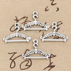 15pcs Charms Hanger Clothes Stand 24x17mm Antique Making Pendant fit,Vintage Tibetan Bronze Silver color,DIY Handmade Jewelry