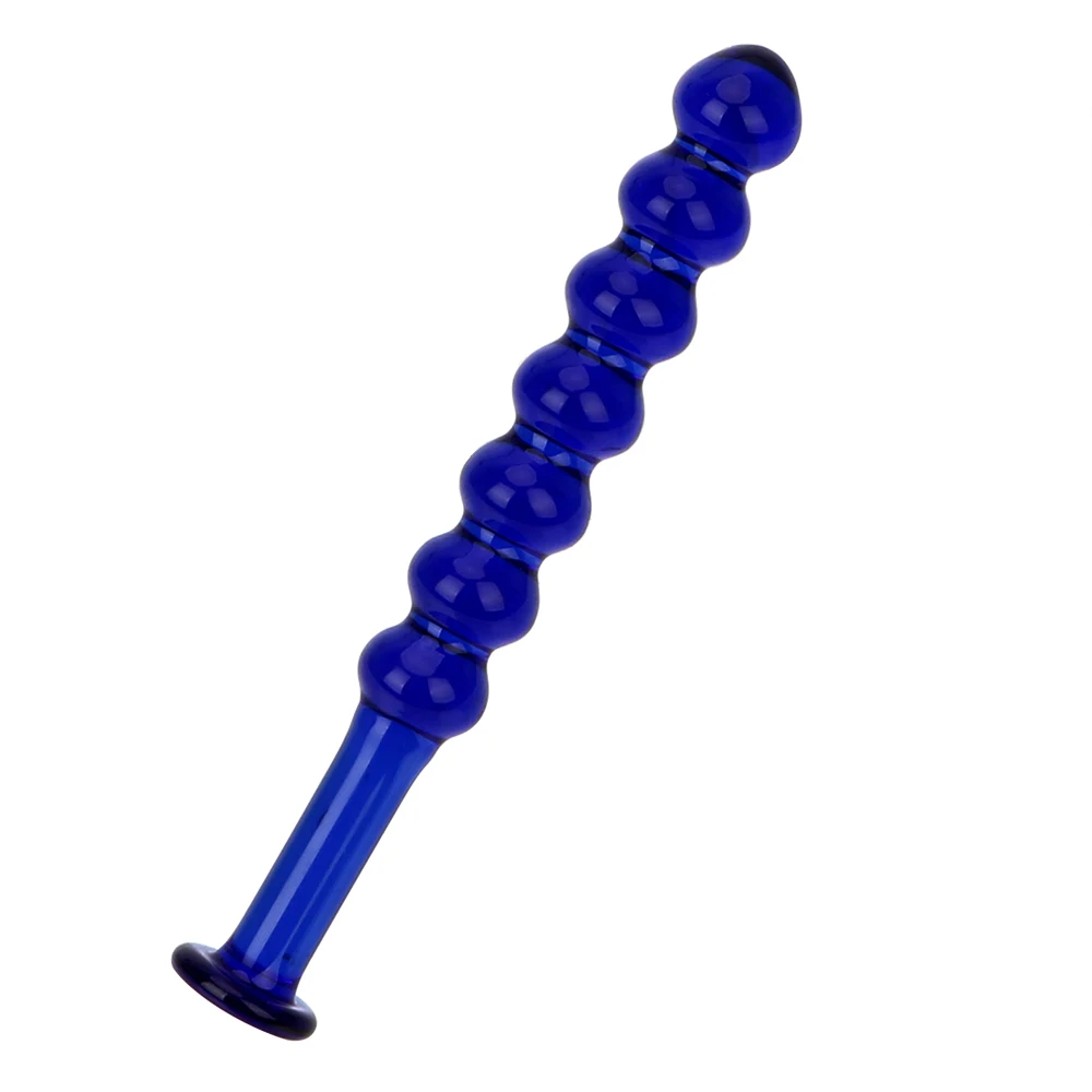 21mm Glass Beads Ripple Dildos Anal Plug Vaginal Balls Butt Dilator Sex Toys For Women Men Gay Prostate Massage Erotic Machine