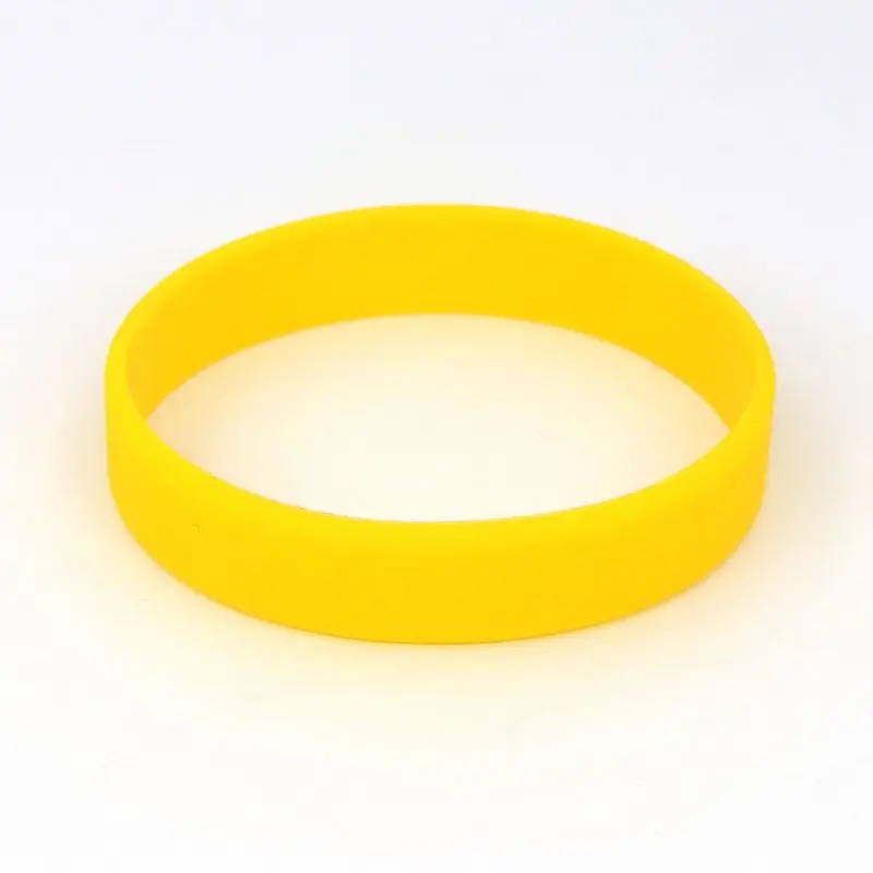 Leere Erwachsene Männer Armband Runde Silikon Armband Armband Armreifen Gummi Armband Sport Spiele Casual Schmuck Geschenk – Detail 13